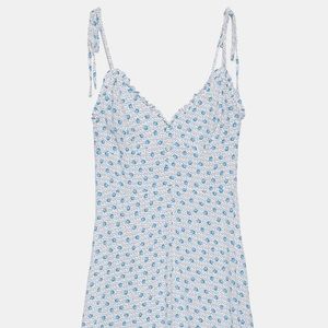 Zara - blue and white mini dress